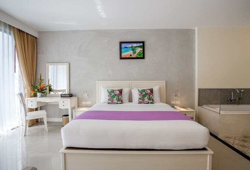 اتاق لوکس با چشمانداز استخر, Hula Hula Resort, Ao Nang  Sha Extra Plus