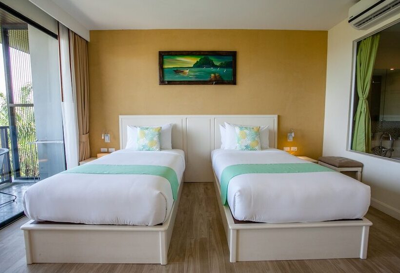 디럭스 룸 바다 전망, Hula Hula Resort, Ao Nang  Sha Extra Plus