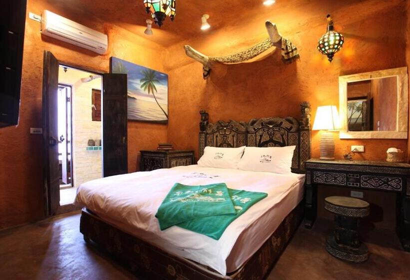 اتاق استاندارد با بالکن و چشم‌انداز دریا, Kenting Afei Surf Hostel Jialeshuel Nanu