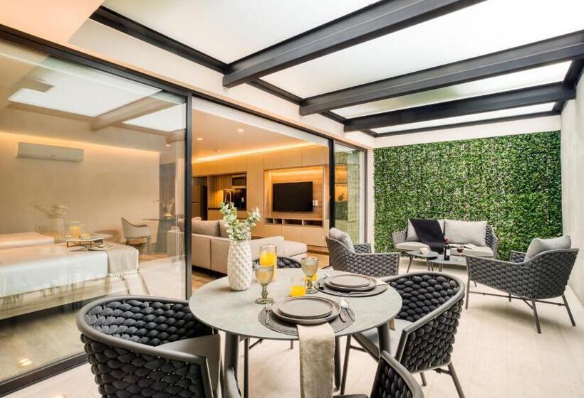テラスつきの２ベッドルームアパートメント, Utopic Palacio Polanco By Uliv