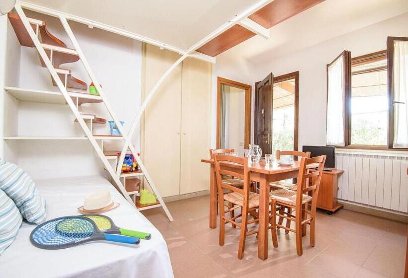 آپارتمان 1 خوابه, Isa Appartament Standard With Mezzanine, 4 Beds, Air Conditioning And Private Outdoor Area In Villag