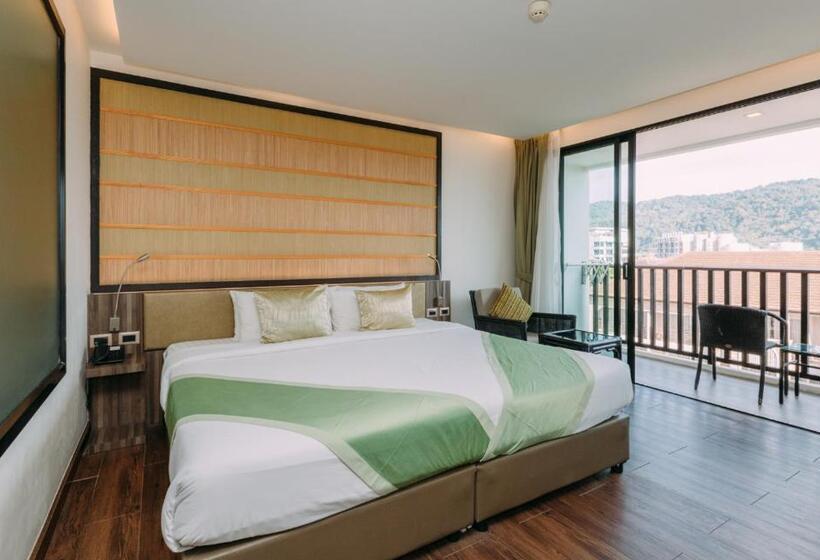 带城市景观的套间, The Beach Heights Condotel Kata 500 Meters To Kata Beach