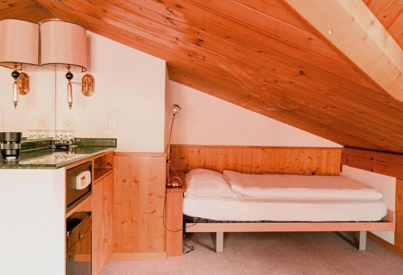 Quarto familia vista montanha, Hillsite Smart Hotel Flims