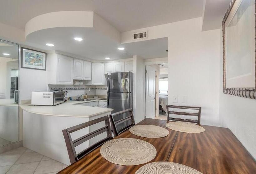 海の見える１ベッドルームアパートメント, Dbr Direct Oceanfront Condo, Daytona Beach, Sleeps 4