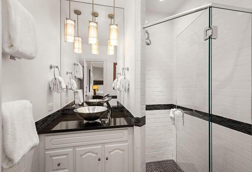 בית, חדר שינה 1, Independence Square 302, Top Floor Stylish Hotel Room With Wet Bar, A/c, In Downtown Aspen