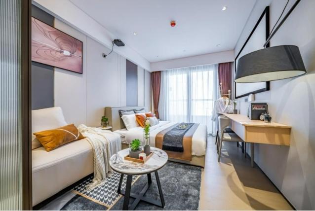 اتاق لوکس, Raffles Executive Apartment   Guangzhou Huijin International Finance Center, Keyun Road Metro Statio