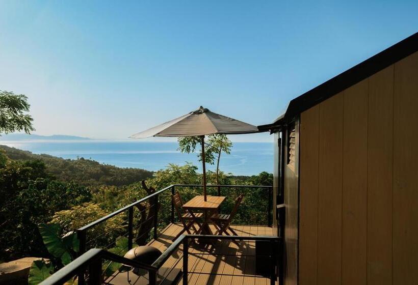 디럭스 룸, Bobocabin Bunaken Hills, Manado
