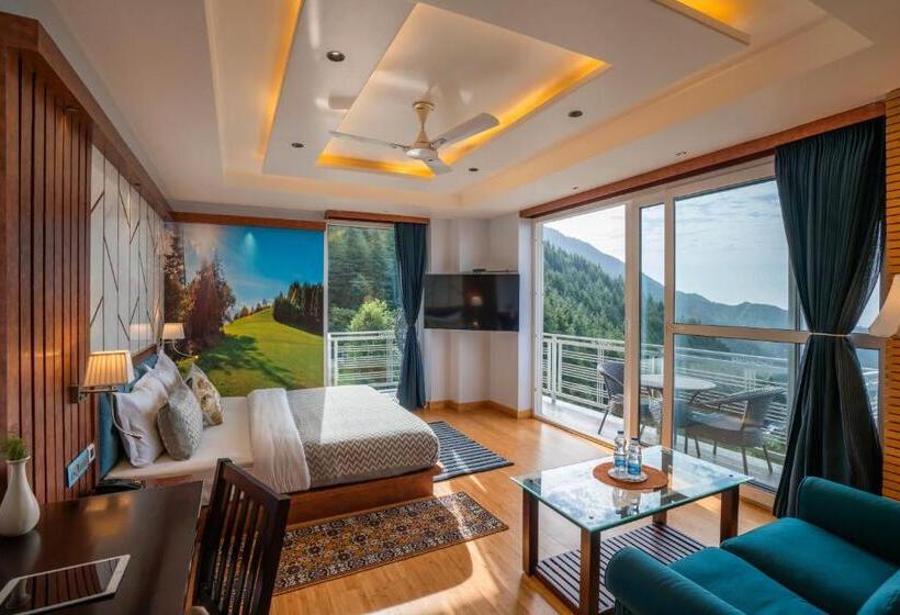 스탠다드 룸 킹사이즈 침대, Alt Life Luxe   Uppper Bhagsu Mcleodganj