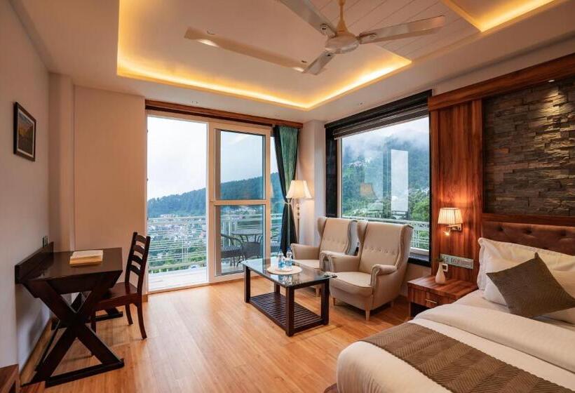 스탠다드 룸 킹사이즈 침대, Alt Life Luxe   Uppper Bhagsu Mcleodganj