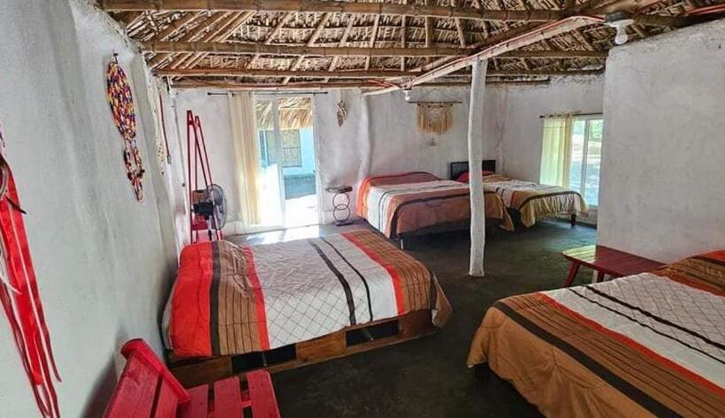 Шале 1 Спальня, Cabañas, Jardín De Las Palmas, Rancho Agroturístico, Tamuín S.l.p
