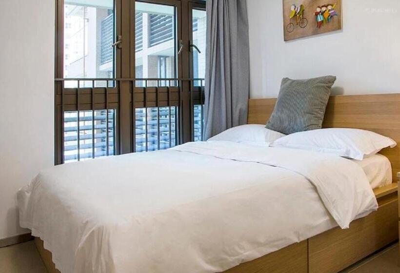 １ベッドルームのスーペリアアパートメント, Wesu Weisu Service Apartment   Shenzhen University Nanshan Science And Technolog Park
