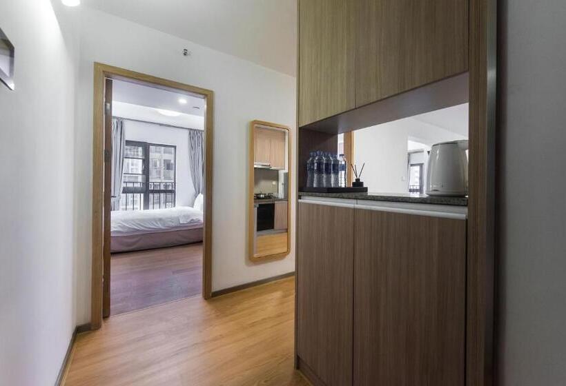 带3个卧室的公寓, Wesu Weisu Service Apartment   Shenzhen University Nanshan Science And Technolog Park