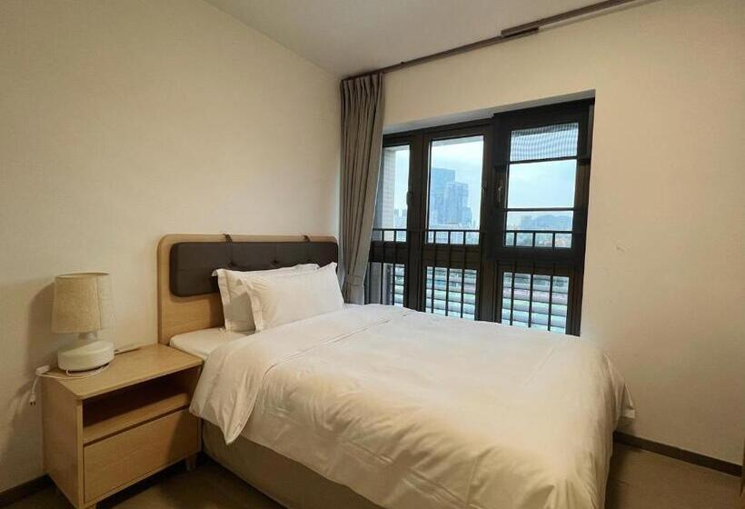 带2个卧室的公寓, Wesu Weisu Service Apartment   Shenzhen University Nanshan Science And Technolog Park