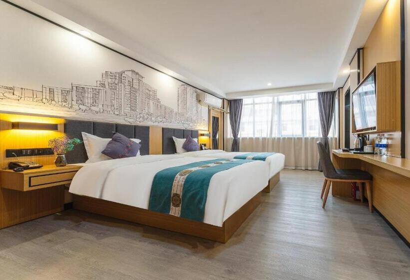 Quarto Deluxe, Amemouillage Inn   Guangzhou Railway Station Xicun Metro Station
