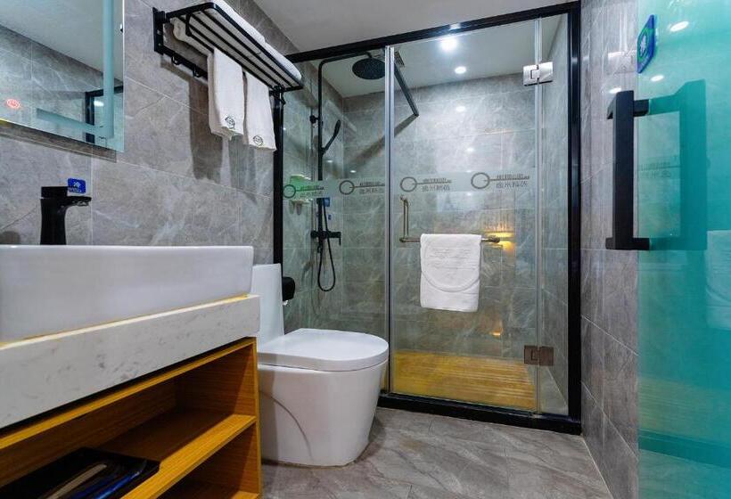 Quarto Triplo Deluxe, Amemouillage Inn   Guangzhou Railway Station Xicun Metro Station