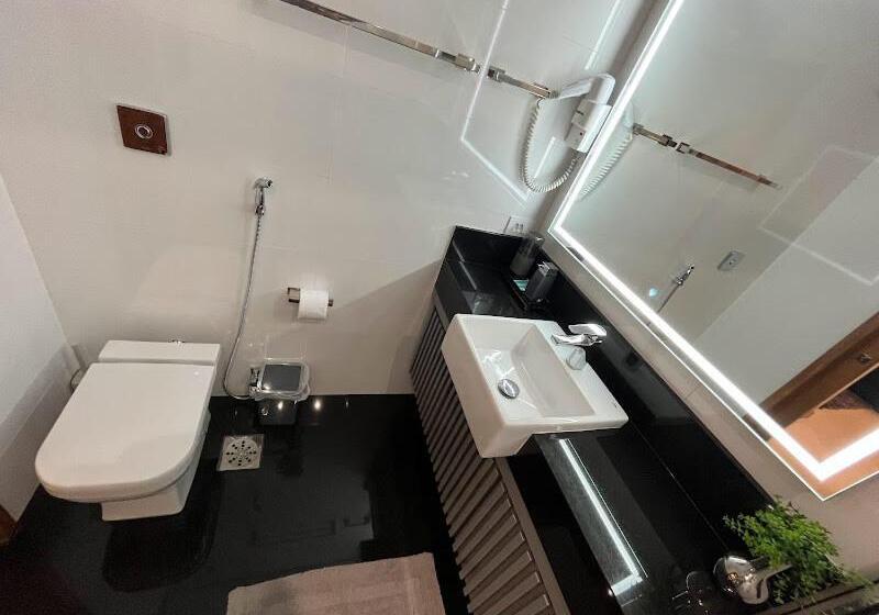 Апартаменты Deluxe 1 Спальня, Flat Luxo Premium   Londrina Flat Hotel   43m² #garagemgrátis