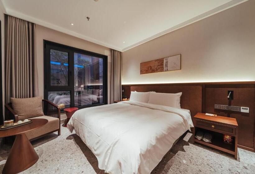 스탠다드 룸 퀸사이즈 침대, Jingmao Alley Hotel   Beijing Wangfujing Dongsi Subway Station Branch