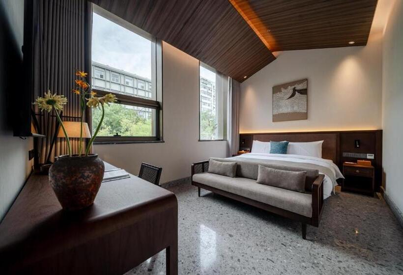 디럭스 룸 킹사이즈 침대, Jingmao Alley Hotel   Beijing Wangfujing Dongsi Subway Station Branch