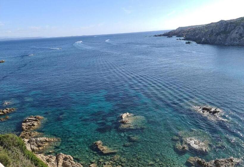 آپارتمان 1 خوابه با چشم‌انداز استخر, Casa Azzurra Residence Gallo Dì Gallura