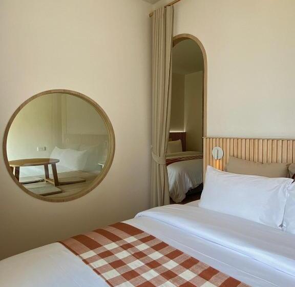 침실 2개 디럭스 아파트, Punn Hotel Korat