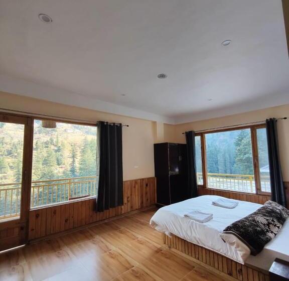 Стандартный Номер Кровать Кинг, The Woodpecker Inn Jibhi
