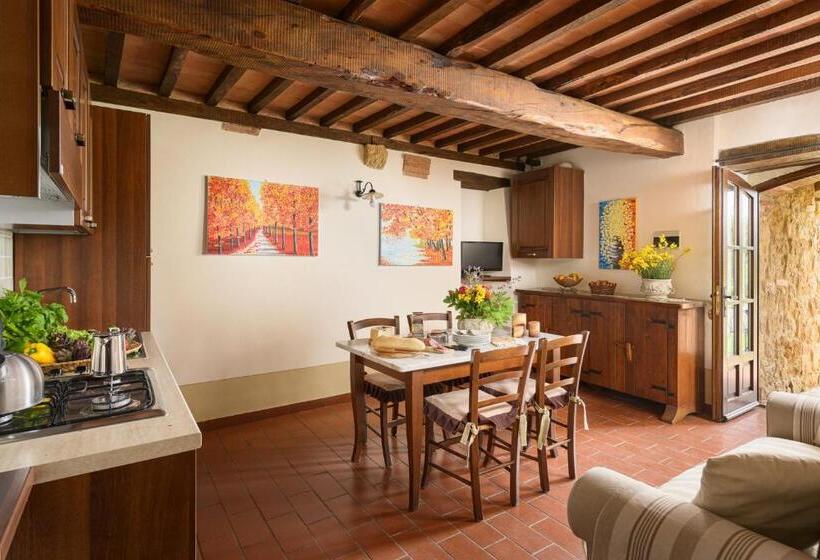 Апартаменты 1 Спальня Вид на Бассейн, Agriturismo La Fonte