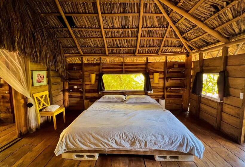 شاليه غرفة نوم واحدة, Glamping Hotel Flor Y Bambu
