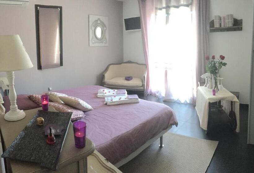 اتاق استاندارد با تراس, Villa Louancelie B&b