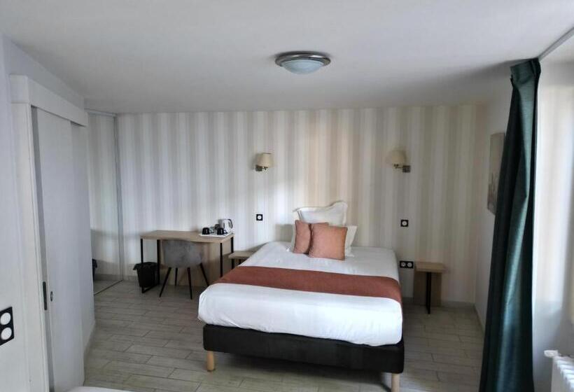 Номер Стандарт Трехместный, Contact Hôtel Les Platanes Villeneuve Sur Lot Centre