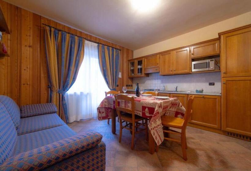 Апартаменты 2 спальни Вид на Сад, Family Apartments Le Chalet