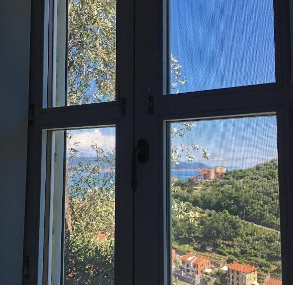 海景标准间带阳台, La Terrazza Con L Ulivo   Guesthouse Con Terrazza E Vista Sul Golfo Dei Poeti