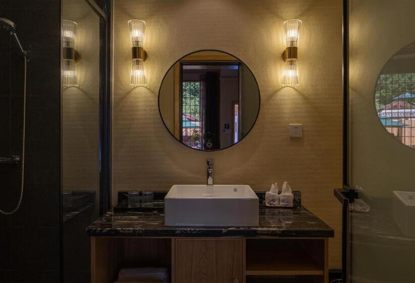 Стандартный Номер Кровать Кинг, Lijiang Man She   Snow Mountain View Designer B&b