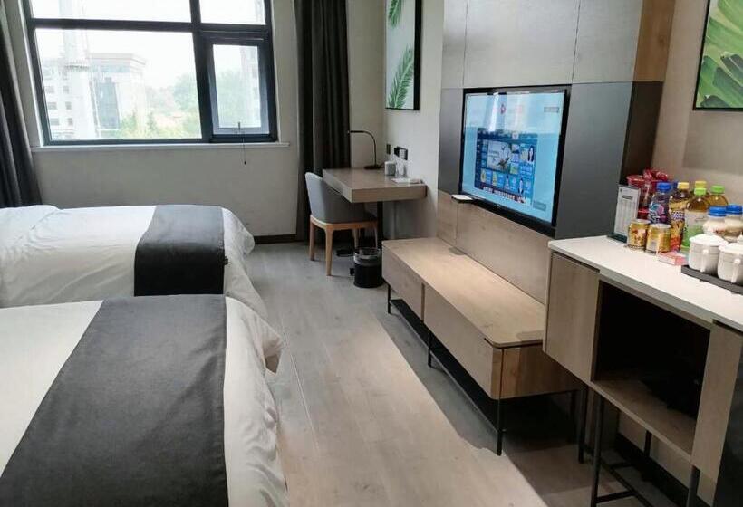 Номер Superior, Thank Inn Chain Hotel Shangqiu Yongcheng Jinbo Grand Plaza