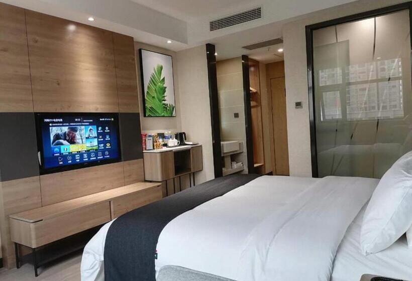 Номер Superior, Thank Inn Chain Hotel Shangqiu Yongcheng Jinbo Grand Plaza