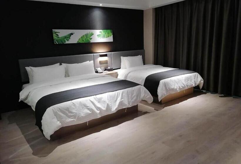 패밀리 룸, Thank Inn Chain Hotel Shangqiu Yongcheng Jinbo Grand Plaza