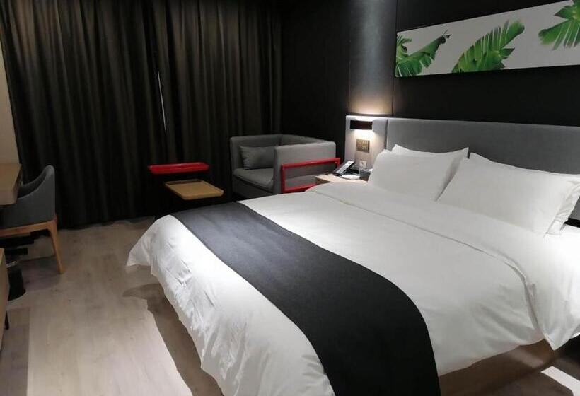 Номер Superior, Thank Inn Chain Hotel Shangqiu Yongcheng Jinbo Grand Plaza