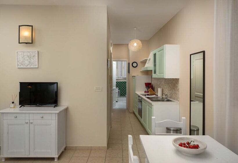 침실 1개 바다 전망 아파트, Angelo D'oro Apartments Trevisol
