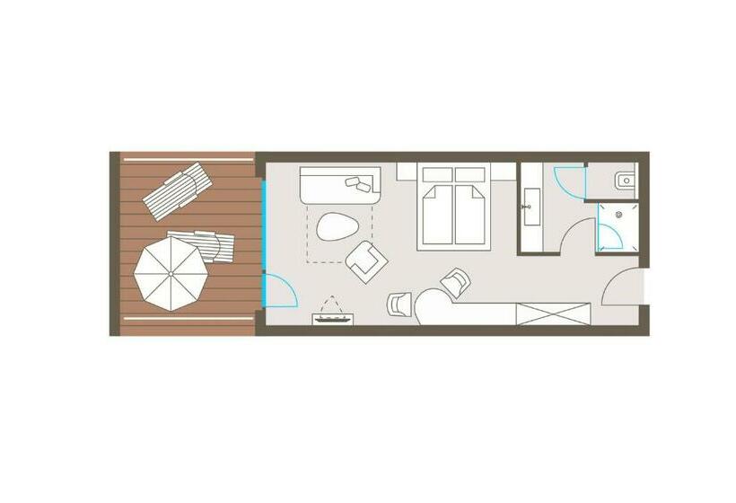 Номер Superior с Балконом, Biohotel Bergzeit