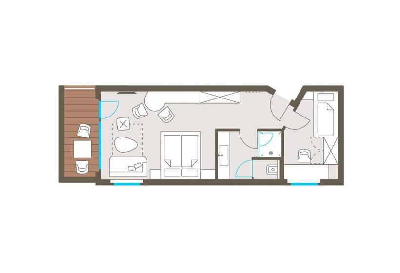 Люкс Семейный 2 Спальни, Biohotel Bergzeit