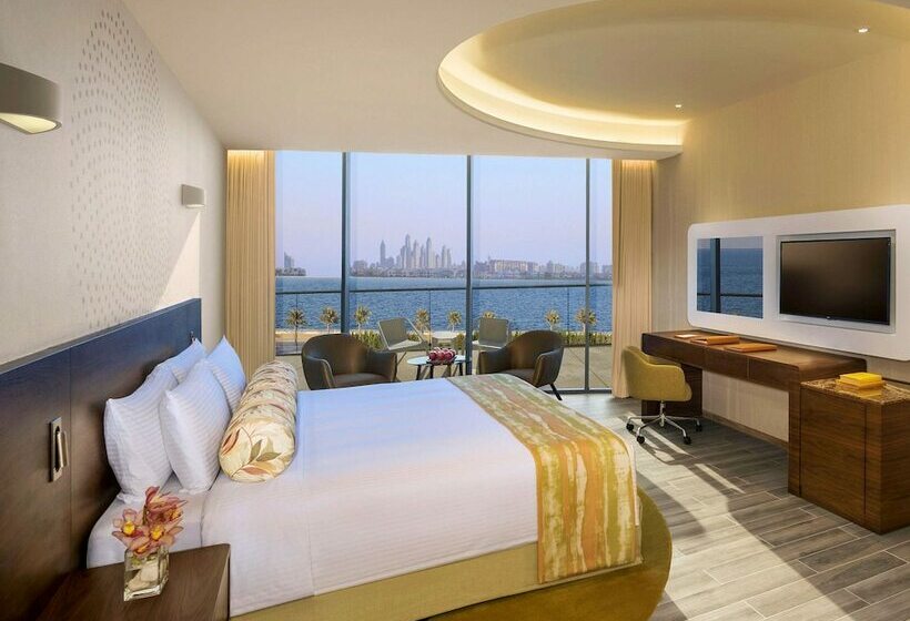 带海景的高级套房, The Retreat Palm Dubai Mgallery By Sofitel