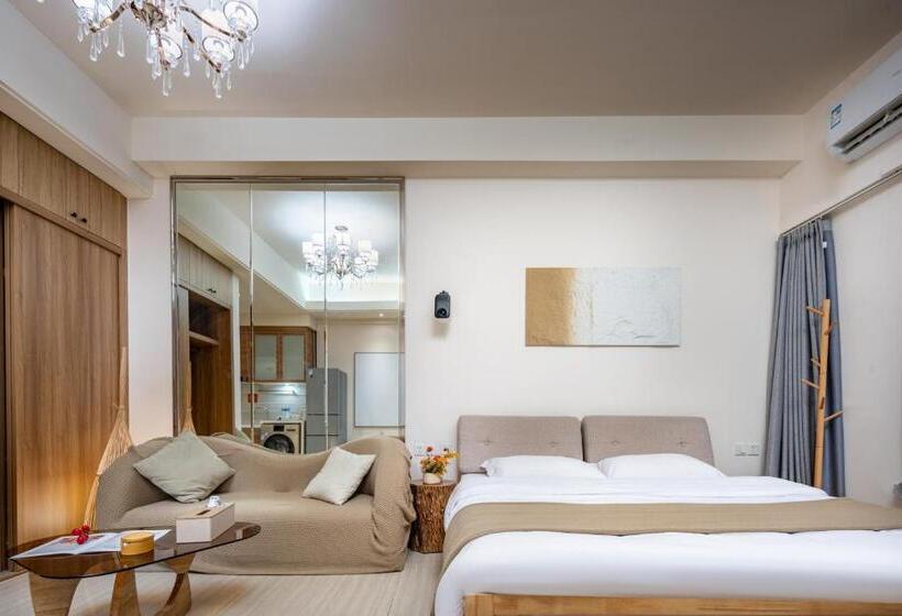 חדר דלוקס, Chengdu Yayu Apart