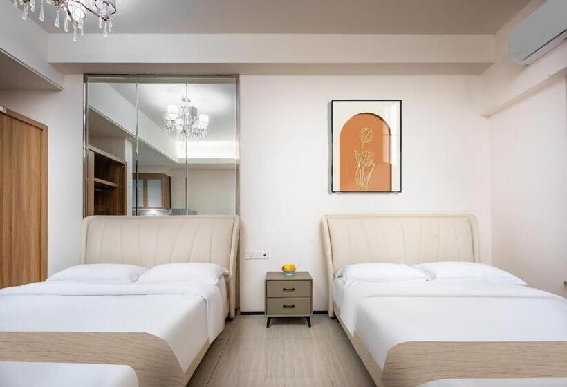 חדר דלוקס, Chengdu Yayu Apart