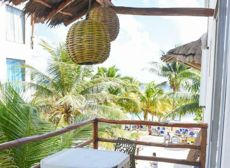 テラス付きスタンダードルーム, El Fuerte Beach Apartments