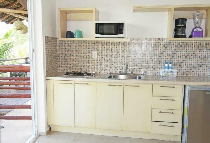 テラス付きスタンダードルーム, El Fuerte Beach Apartments