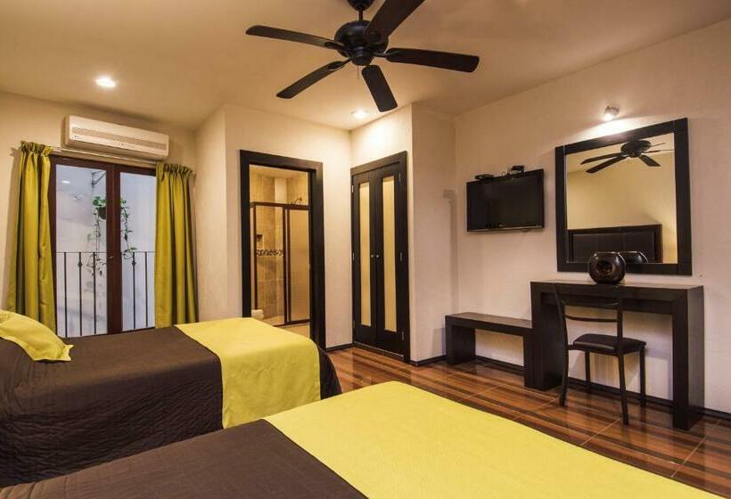 스탠다드 룸 더블 침대 2개, Majova Inn Xalapa