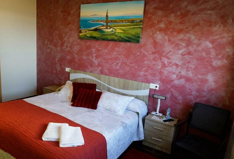 اتاق استاندارد با چشم‌انداز دریا, Muxia Mare   Hostel