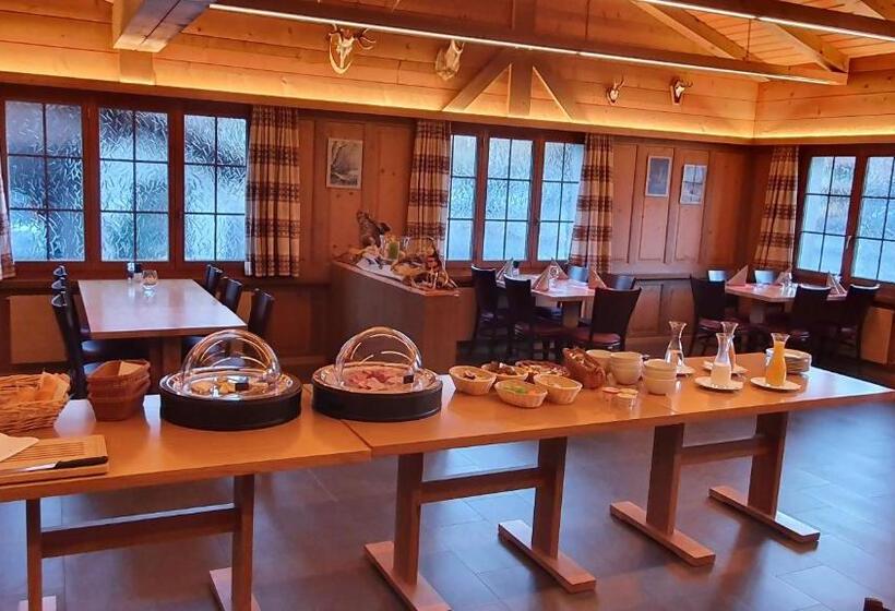 标准单人间共用浴室, Gasthof Hirschen In Wilderswil