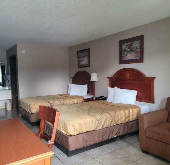 Номер Стандарт 2 Двуспальные Кровати, Highland Inn Denham Springs Baton Rouge East