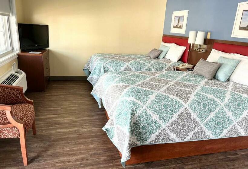带2个双人床的标准工作室, Scarborough Beach Motel