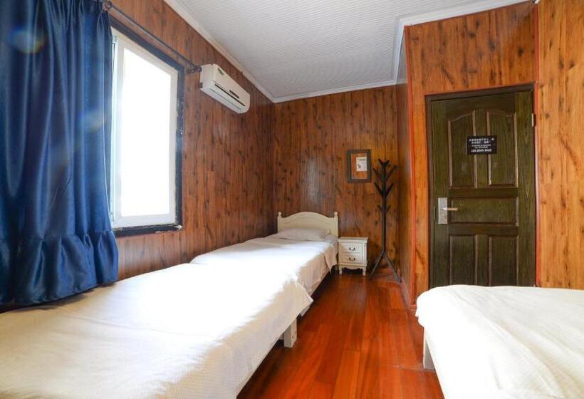 غرفة أساسية ثلاثية, Chengdu Mix Hostel Courtyard Poshpacker